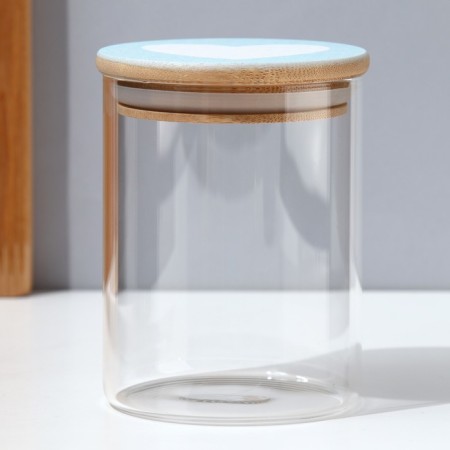 Bank for storage "Cook with love", 450 ml-3
