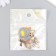 Decor for creativity metal, enamel "Boy and Fox" 2.5x3.7 cm