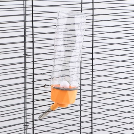 Animal drinkers, 500 ml, fastening-spring, orange-3