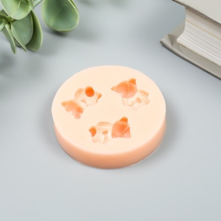 Silicone Mold "Three Bears" 1.7x1.3 cm-2
