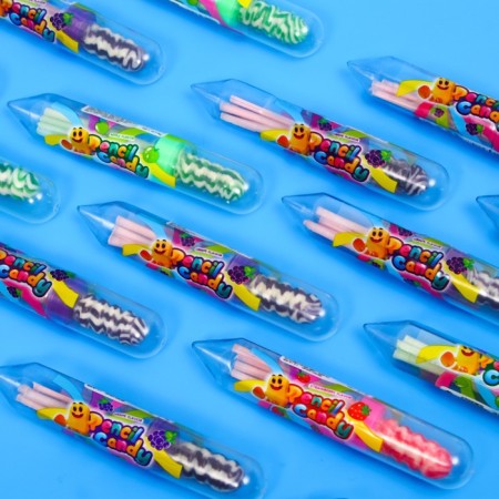 Caramel "pen" with sour powder, 7 g +- 1 g-1