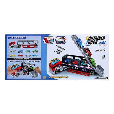 TRAILER truck with 7 machines and helicopter-16
