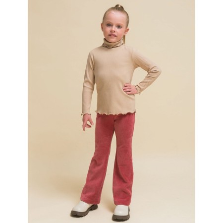 Jumper for girls, height 116 cm, sandy color-6
