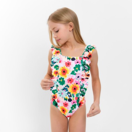 Swimsuit Squat Children's Minaku with decor, height 116-122-3