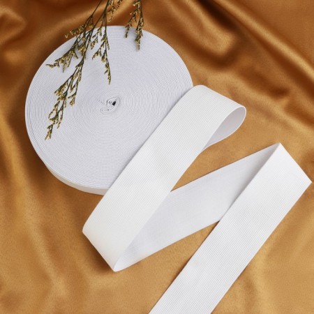 Rubber band, 50 mm, 25 m, white color