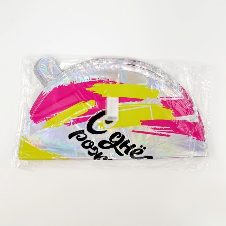 Foil balloon 18 "Happy birthday", circle, holography, set of 50 pcs.-1