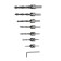 A set of drills with Zenker Tundra, 3-4-5-6-7-8-10 mm, 7 pcs.