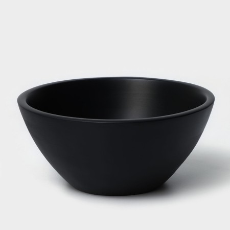 Plate - Round Loft, 20 × 9 cm salad, black color