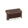 Garden lamp on a sunny battery, 8 × 4.5 × 4.5 cm, 1 LED, glow white, brown
