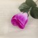 Artificial flowers "rose" 23 cm, lilac