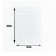 Badege-carman vertical, 120x80 mm, 25 md, with a latch