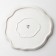 Ceramic plate "White Marble", 27 cm, white color