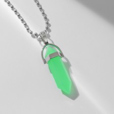 Pendulum pendant, bright green color, 40 cm