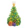 Poster of a cut "Christmas tree" double -sided, 49 x 39 cm