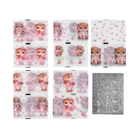 Easter set "HB" thermoetics, stickers, stands in a paper envelope mix-2