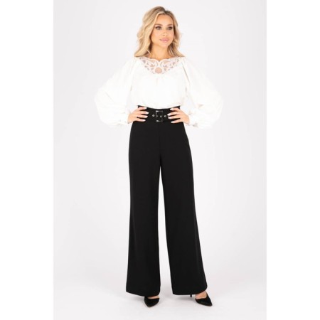 Female blouse, size 48, white color-8