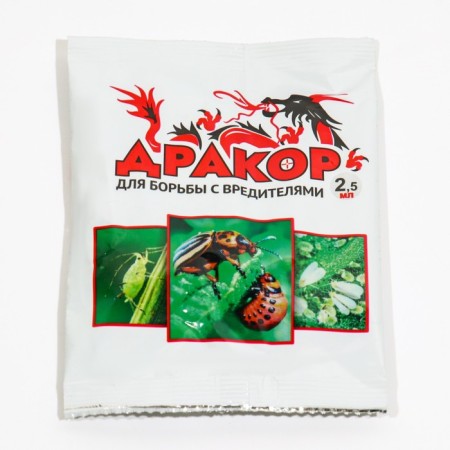 Insecticide for protecting potatoes and flower crops "Drakor", 2.5 ml