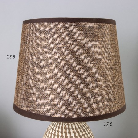 Highboard lamp with a lampshade "Brown slavery" E14 18x18x29 cm Risalux-4