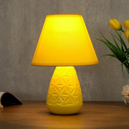 Table lamp 37518/1 1x40W E14 yellow 17x17x27.5 cm Risalux-1