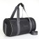 Sports bag with lightning, 2 outer pockets, long belt, gray color