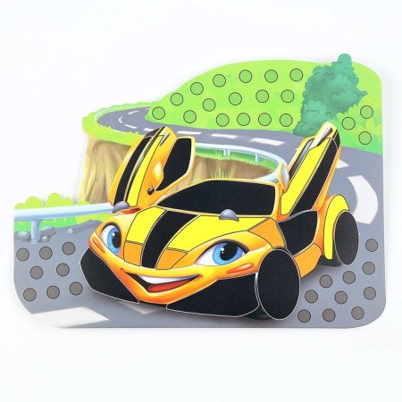 Mosaic sticker with uniform stickers and magnet "Yellow Carry"-2