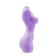 Interior candle Pecado BDSM "Women's torso" 850 gr, purple