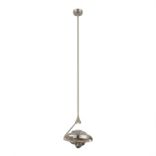 Suspension lamp ST LUCE. SL6115.103.01. Amara. 1x19 W, LED, 3000K, 1520 LM, 30x30x59 cm, Nickel color