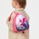 Children's backpack on the zipper "chosen", the color is pink