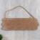 Decorative woods "Welcome with hearts" 15x46x1.5 cm