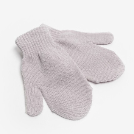 Mitten children's single -layer minku "plain", col. Gray, rr 15 (6-8 years)
