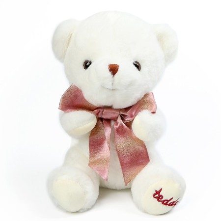 Soft toy "Bear", 25 cm, white color-3