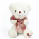 Soft toy "Bear", 25 cm, white color