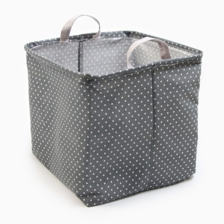Textile basket of Dolyana "Peas", 32*32*32 cm