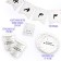 Set of paper dishes disposable Happy Birthday: 6 plates, 6 glasses
