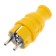 The fork is direct moisture -proof, C/s, 16A. IP44, yellow rubber rubber