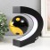 Levitative souvenir "Yin-Yang" Black ball d = 8.5 cm 17.4x8.5x17.4 cm