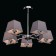 Ceiling chandelier "Conrad" 5x60W E27 Chrome 60x60x40cm