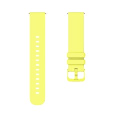 Smart hours strap, 20.5 mm, silicone, yellow