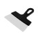 Facade scrap spatula, 200 mm, stainless steel, plastic handle