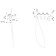 Bath mixer Abber Wasser Kreis AF8130RG, built -in, shower set