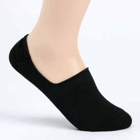 Teenage socks, black color, size 20-22