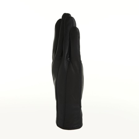 Female gloves, size XL, with insulation, black color-1