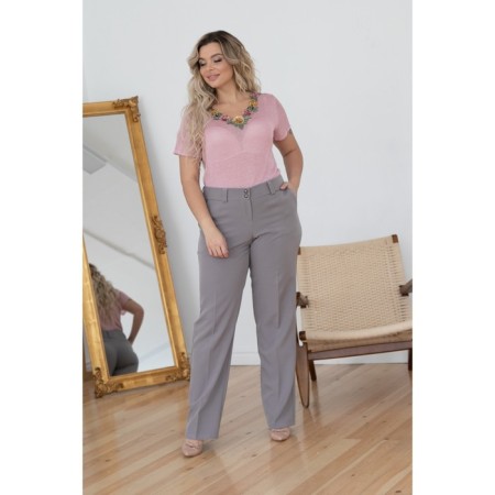 Female jumper, size 52, pink color-6