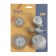 A set of metal brushes for the tundra drill, flat 50-75 mm, cups 25-50-75 mm, 5 pcs.