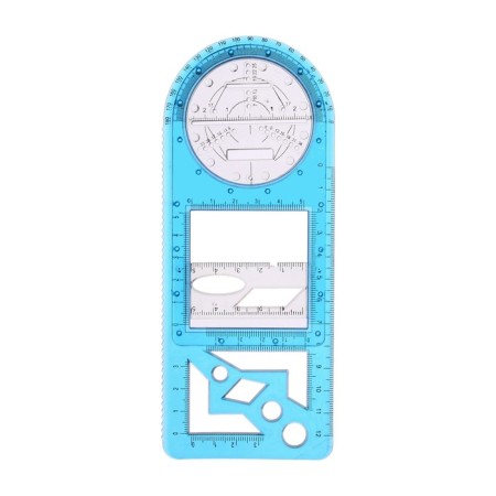 Drawing line for drawing figures, with a transporter, plastic-1