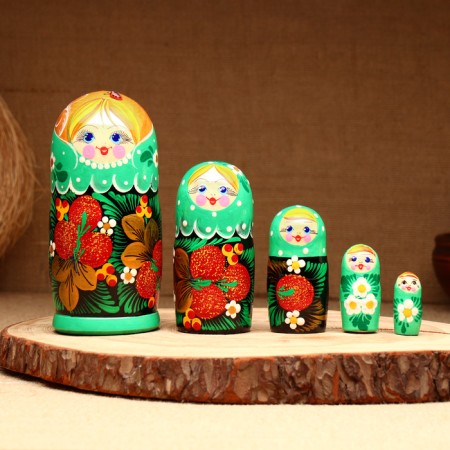 Matryoshka 5-doll "Ulyana", 14-15 cm