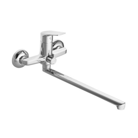 Santek Kant bath mixer, short surplus, with accessories, chrome