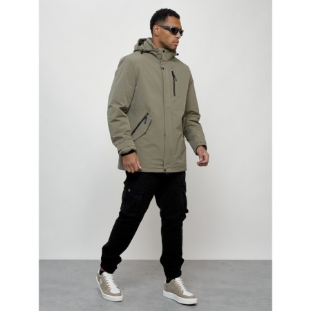 Male park, size 54, gray color-2