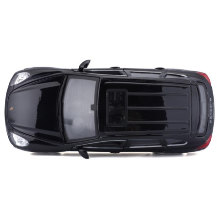 BBURAGO Porsche Cayenne Turbo, Die-Cast, 1:24, opening doors, black color.-5