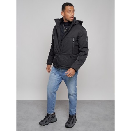 Sports male winter, size 62, black color-11